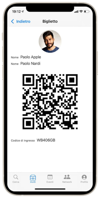 Thanks to the QR code it is easy to join